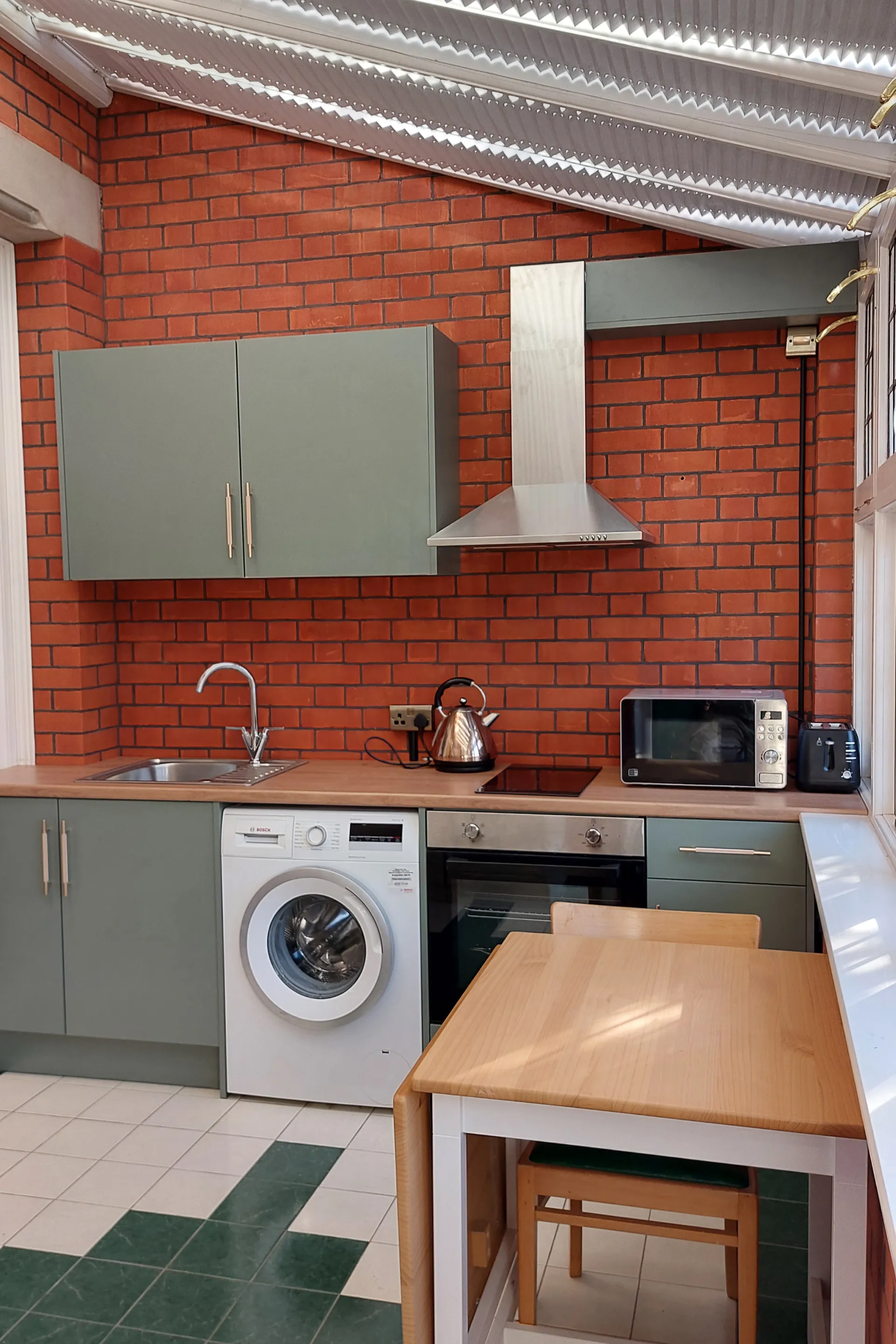 Finished new kitchen installation