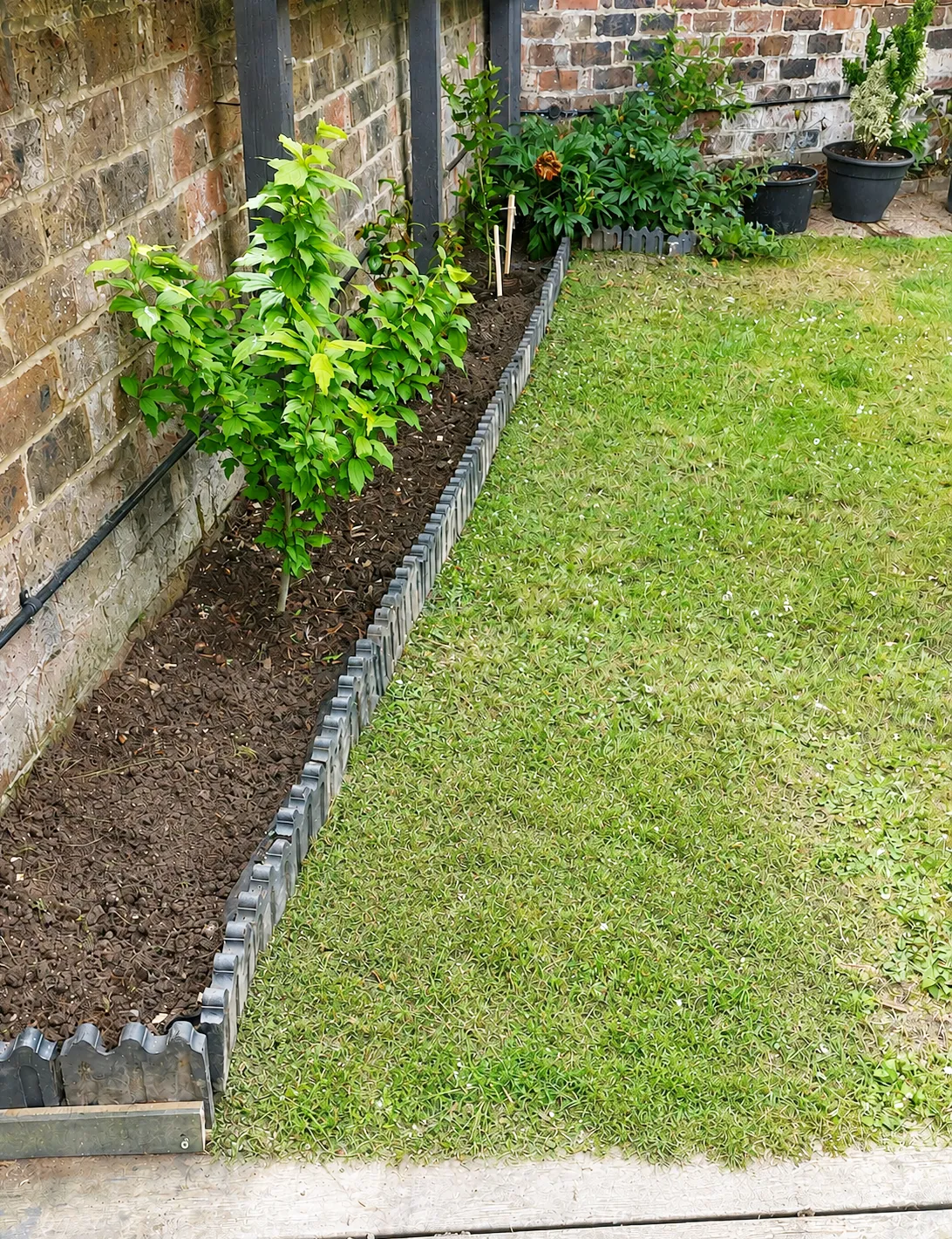 Second garden border after improvement