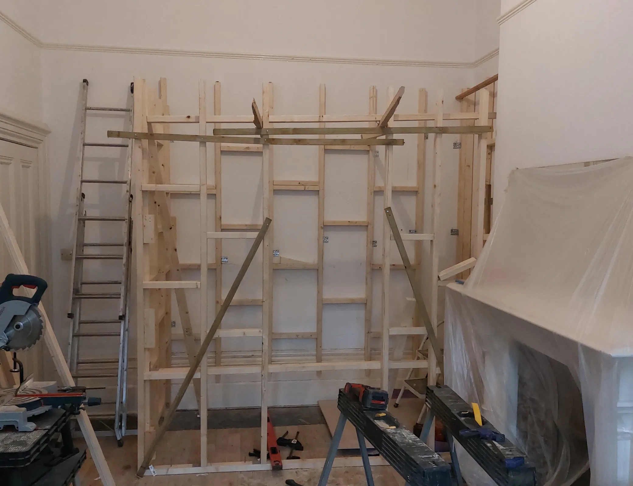 Ensuite construction in progress