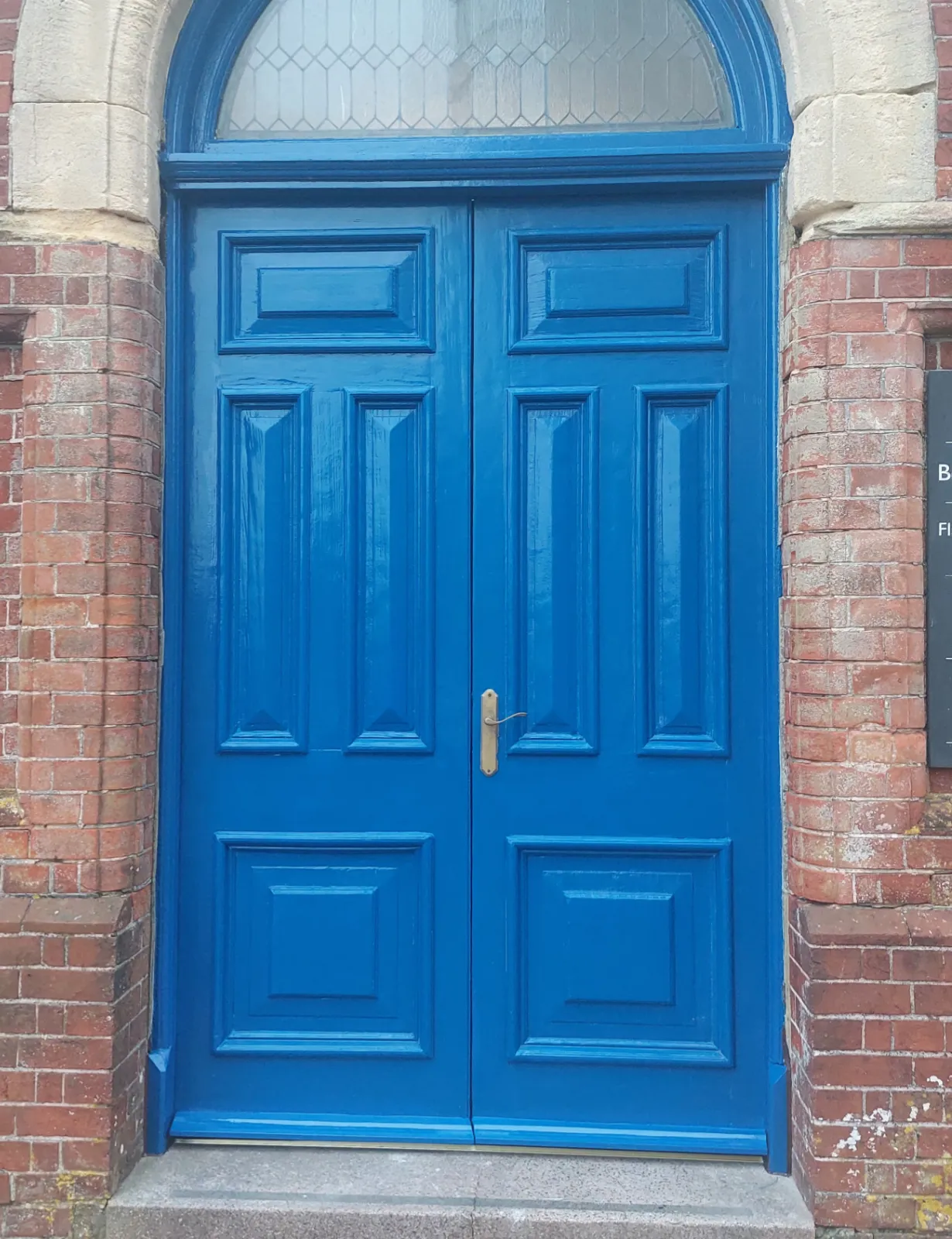 Completed Victorian entrance door repair