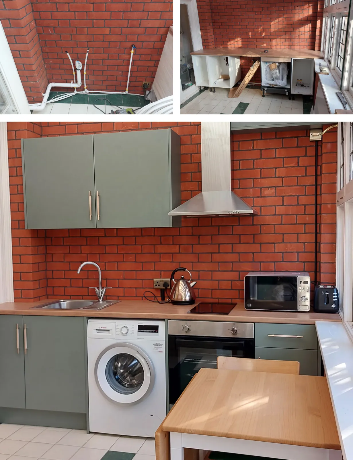 Completed kitchen installation
