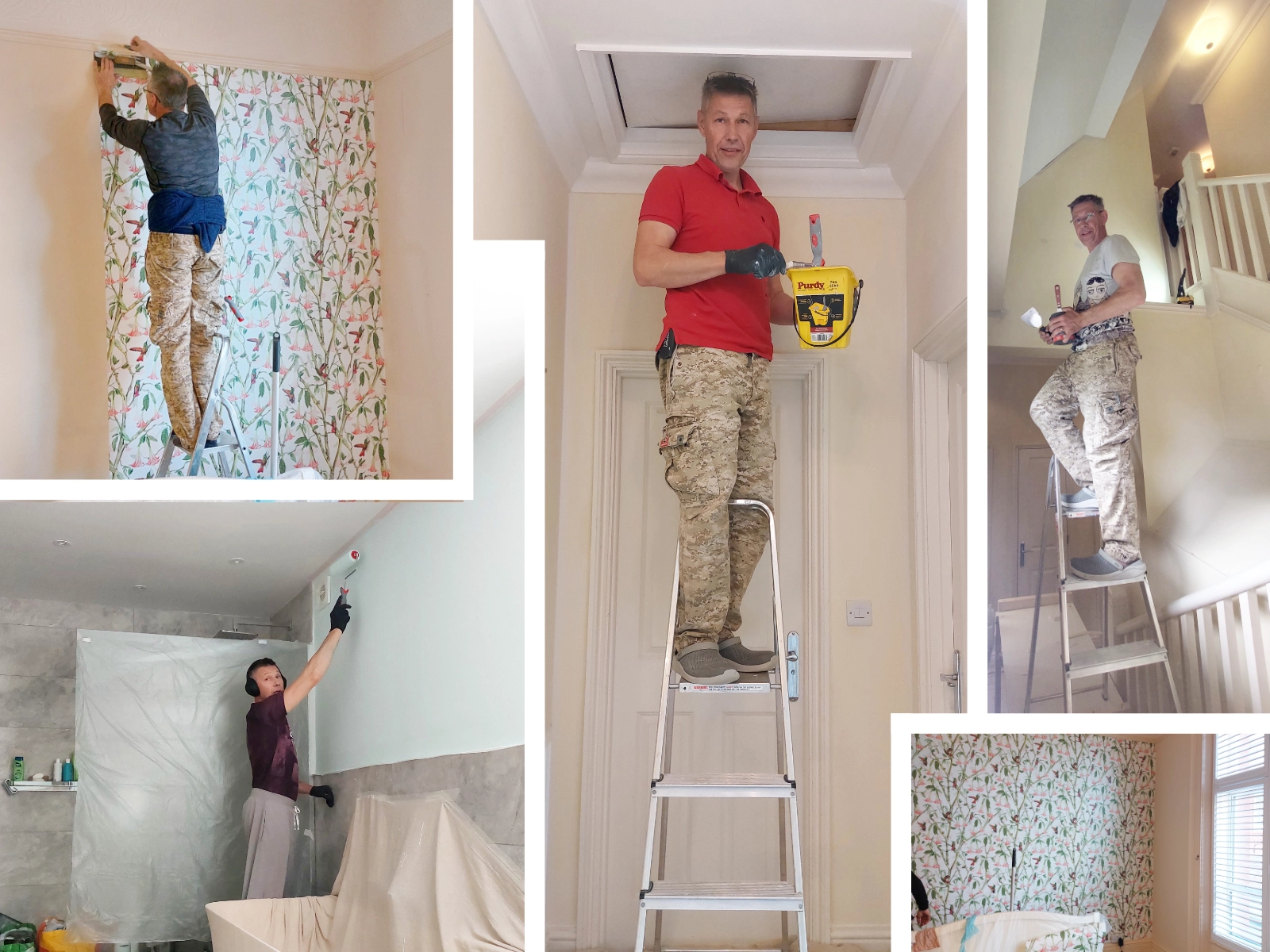 Decorating and interior repairs