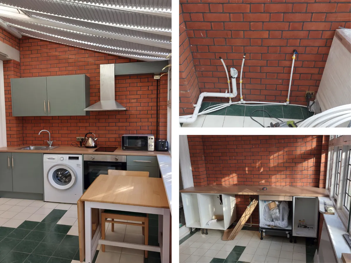 Completed kitchen installation